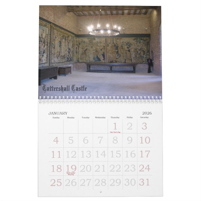 Lincolnshire Calendar (Jan 2026)