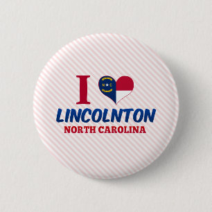 Lincolnton, North Carolina 2 Inch Round Button
