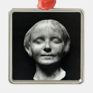 L'Inconnue de la Seine' Metal Ornament