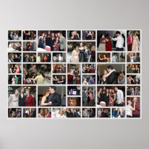 Linda and Bennett's Wedding Party Poster