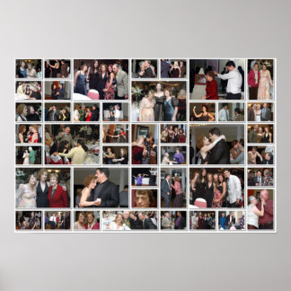 Linda and Bennett's Wedding Party Poster