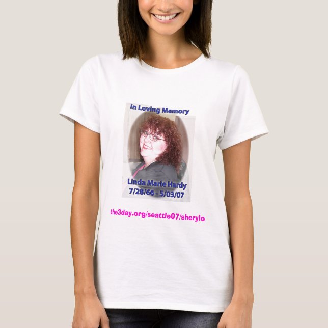 Linda Hardy Memorial T-Shirt (Front)
