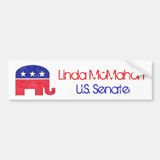 Linda McMahon for Senate Bumper Sticker (Front)