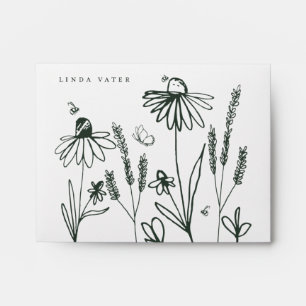 Linda Vater Sewed Packet Envelope