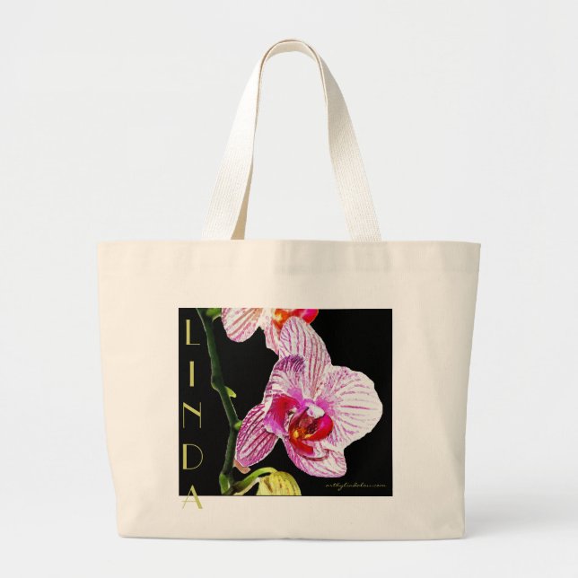 Linda's Orchid Bag - Customize your own! (Front)