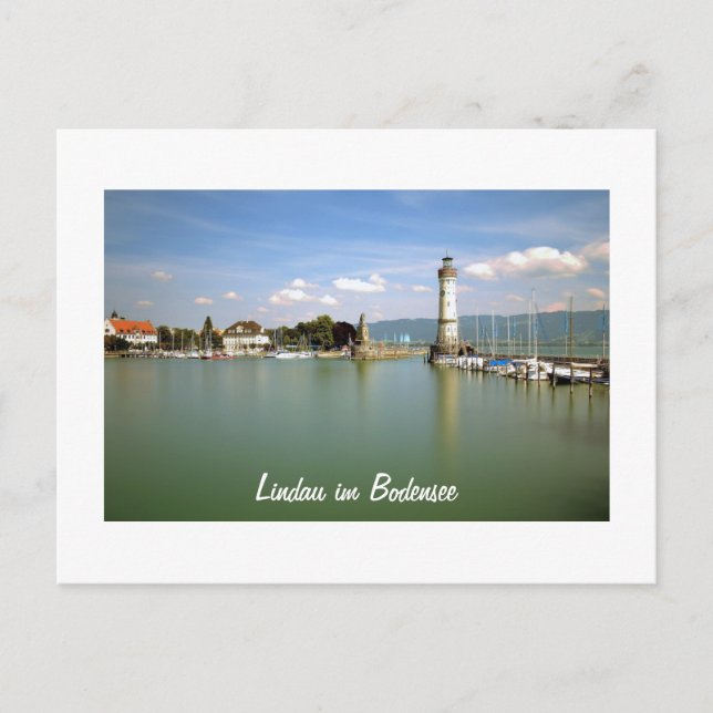 Lindau im Bodensee en Allemagne - Carte postale (Devant)