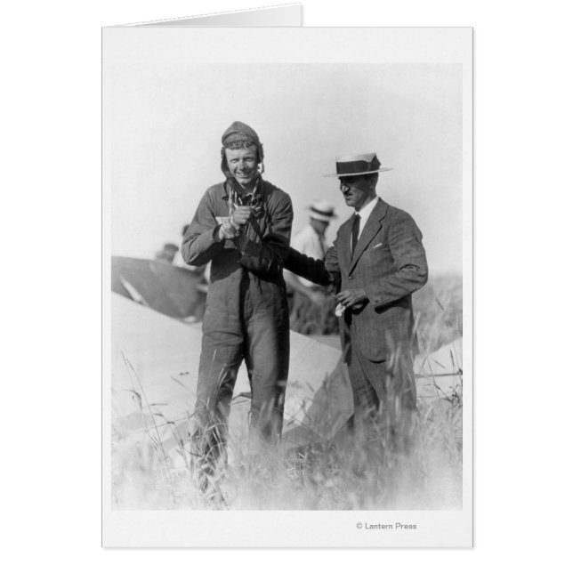 Lindbergh and Wright - Wrecked Plane (Front)