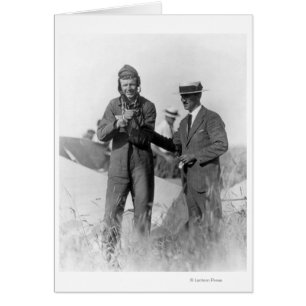 Lindbergh et Wright - Avion en panne