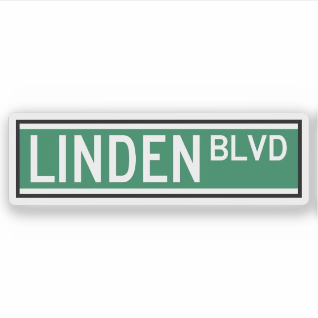 Linden Boulevard Sign (Front)
