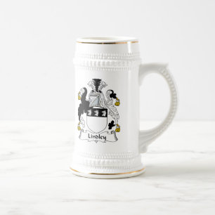 Lindley Family Crest Beer Stein