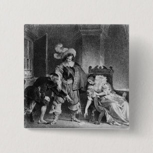 Lindor's letter 2 inch square button