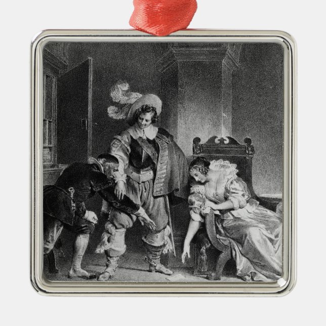 Lindor's letter metal ornament (Front)