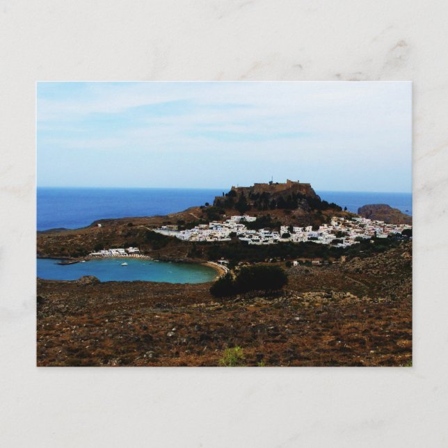 Lindos, Rhodes, Greece Postcard (Front)