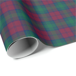 Lindsay Clan Tartan Wrapping Paper