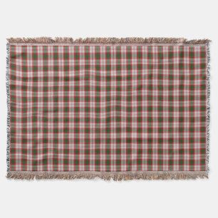 Lindsay Dress Clan Tartan Plaid Pattern Throw Blanket