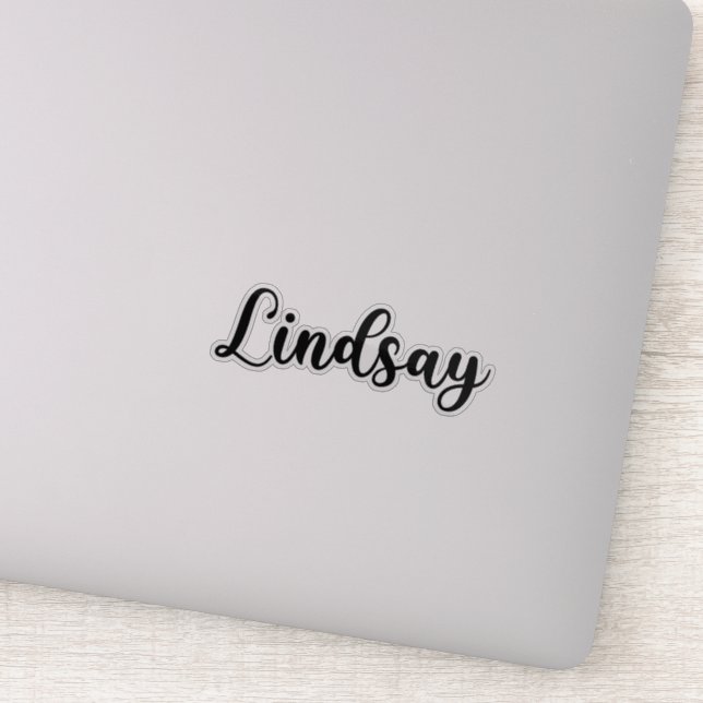 Lindsay Name - Handwritten Calligraphy (Detail)