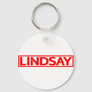 Lindsay Stamp Keychain