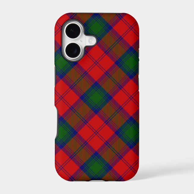Lindsay tartan red green plaid (Back)