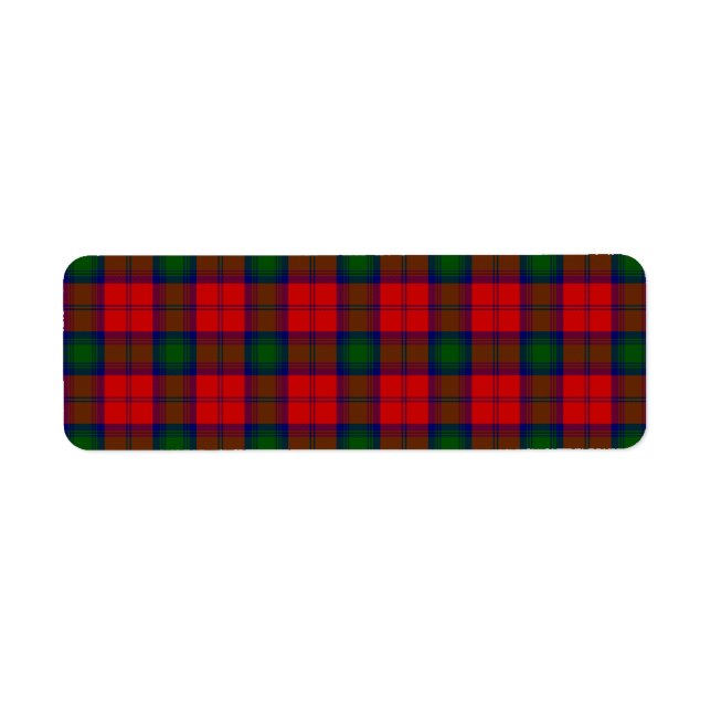 Lindsay tartan red green plaid (Front)