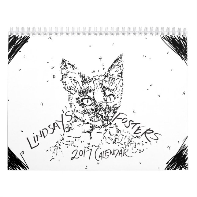 Lindsay's 2017 Foster Kitten Calendar (Cover)