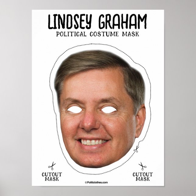 Lindsey Graham Costume Mask Poster (Front)