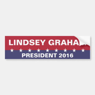 LINDSEY GRAHAM for President 2016 Bumper Sticker