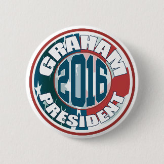 Lindsey Graham for President in 2016 2 Inch Round Button
