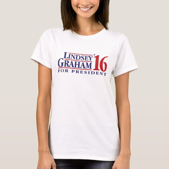 Lindsey Graham For President T-Shirt (Front)