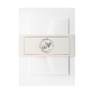 Lindsey & Ray Custom Order Invitation Belly Band