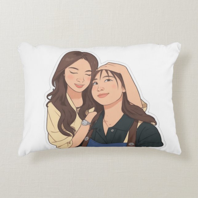 LinDy (GL pair) Accent Pillow (Front)