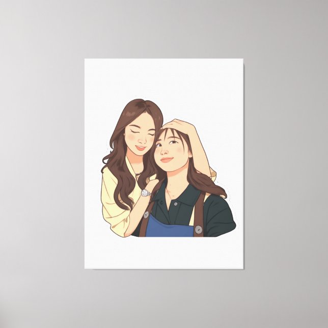 LinDy (GL pair) Canvas Print (Front)