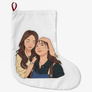 LinDy (GL pair) Large Christmas Stocking
