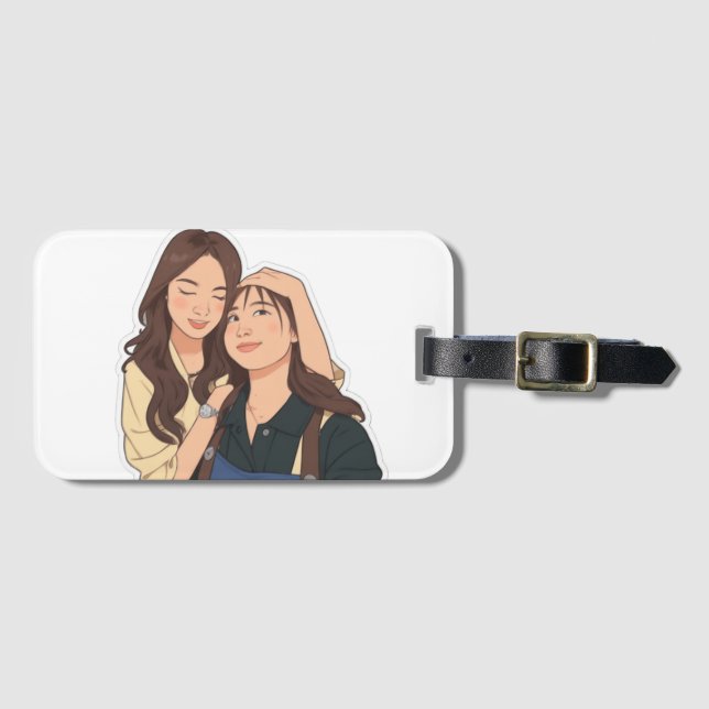 LinDy (GL pair) Luggage Tag (Front Horizontal)