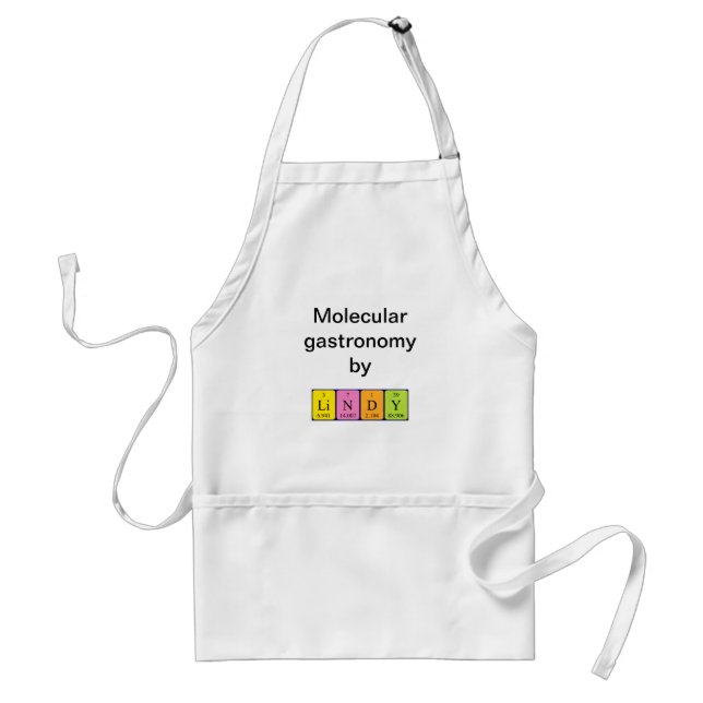 Lindy periodic table name apron (Front)