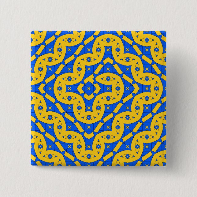 line 2 inch square button (Front)