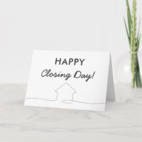 Line Art Closing Day Neutral Real Estate Agent