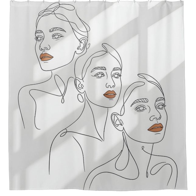 Line Art Female Trio (Front)