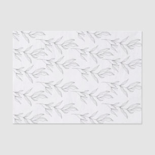 Line Art Foliage Leaf Tissue Paper