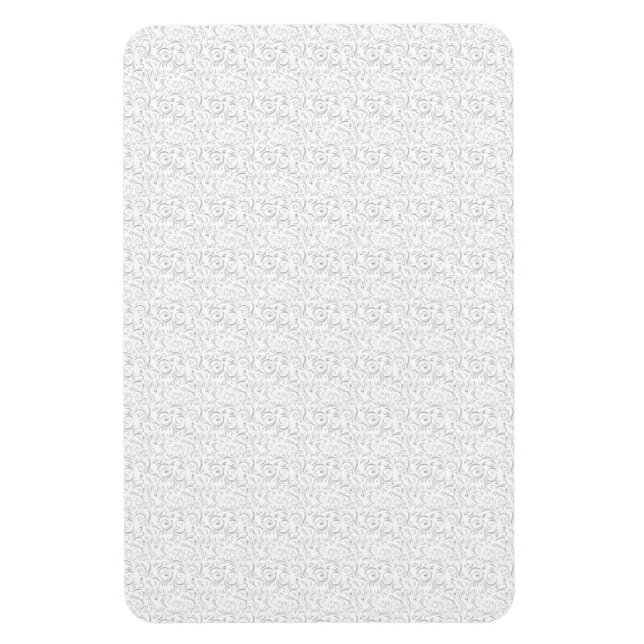 Line art, Kangaroo, Ghost Magnet (Vertical)