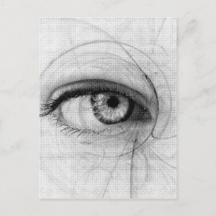Line Art Pencil Sketch Design Draw Paper Fineart E Postcard