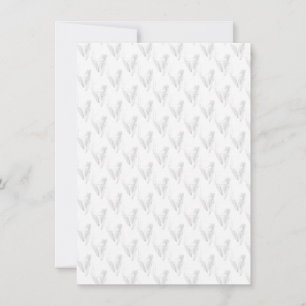 Line art, Seashell, Harp Invitation