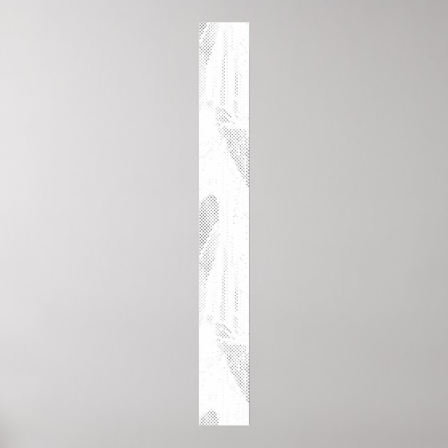 Line art, Seashell, Harp Pedestal Sign (Front)