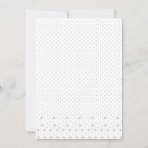 Line art, White Lilac Invitation