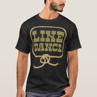 Line Dance Country Dancing Rope Western T-Shirt