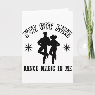 Line Dance Designs Card