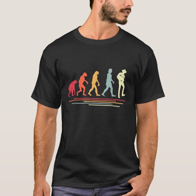 Line Dancer Evolution Line Dance Line Dancing  T-Shirt (Front)