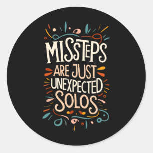 Line Dancer Funny Line Dance Quote Line Dancing 1  Classic Round Sticker