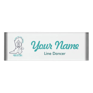 Line Dancer Name Tag