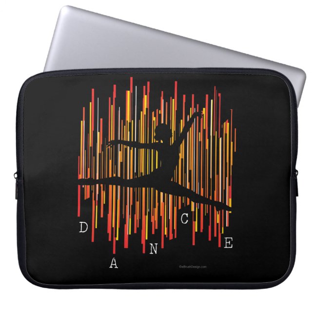 Line Dancer (v3) Laptop Sleeve (Front)