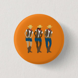 Line Dancers Button